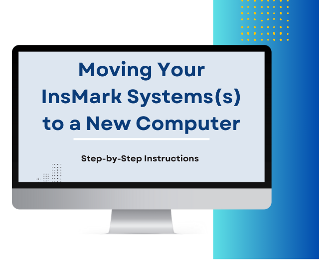 Moving InsMark to new Computer